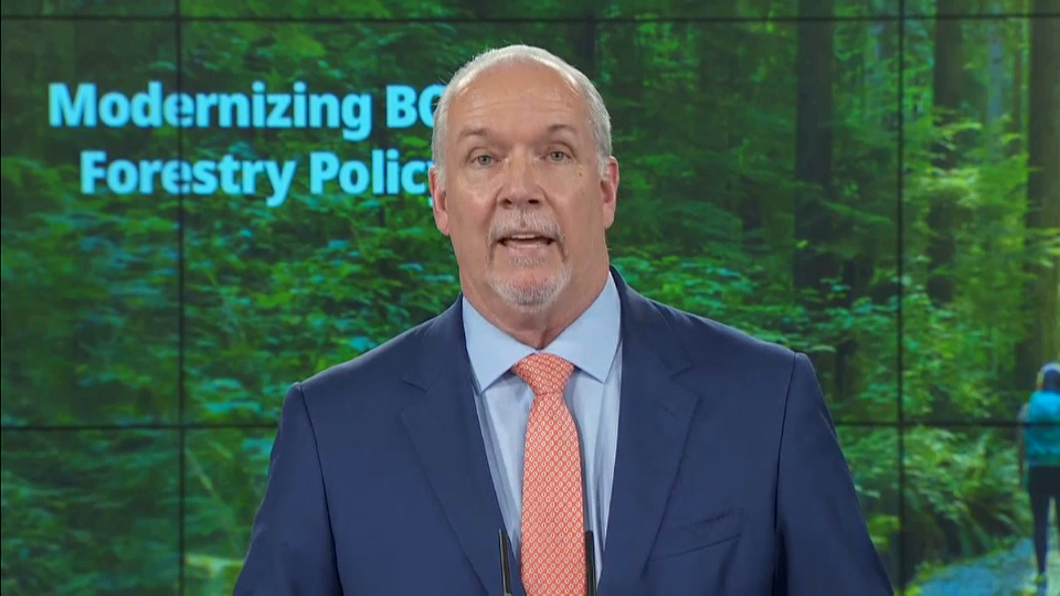 Headline Politics : B.C. Premier Outlines New Forestry Policy – June 1, 2021