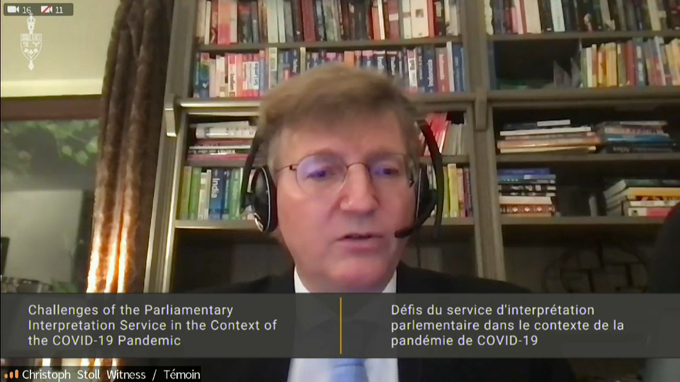 In Committee from the House of Commons : Challenges of the Parliamentary Interpretation Service During a Pandemic