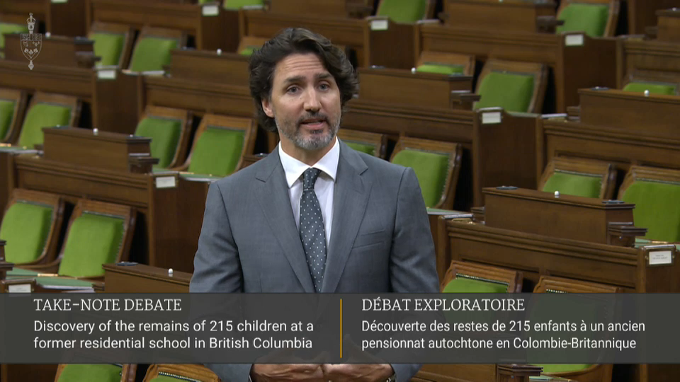 Délibérations de la Chambre des communes : Débat exploratoire sur la découverte de dépouilles d’enfants à Kamloops, en C.-B