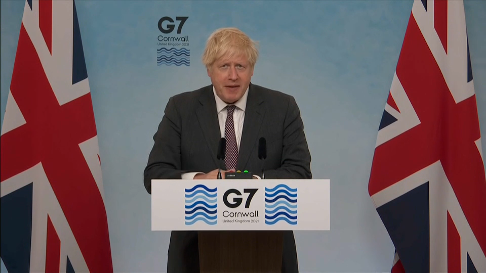 À la une : Sommet du G7 2021: Point de presse de clôture du PM du R.-U. Boris Johnson