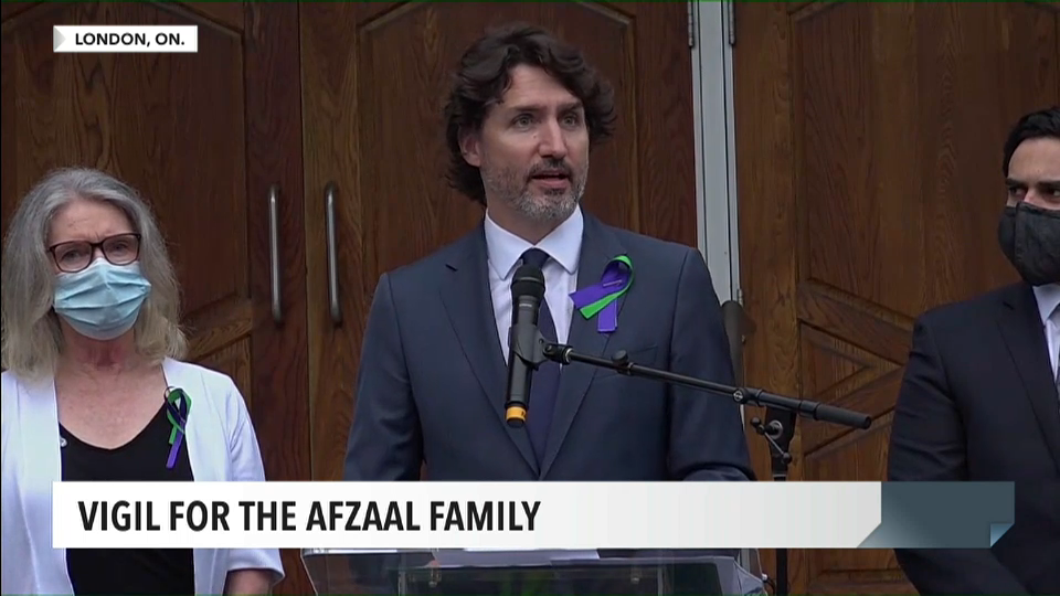 Headline Politics : Vigil for Victims of London, Ontario, Attack – June 8, 2021