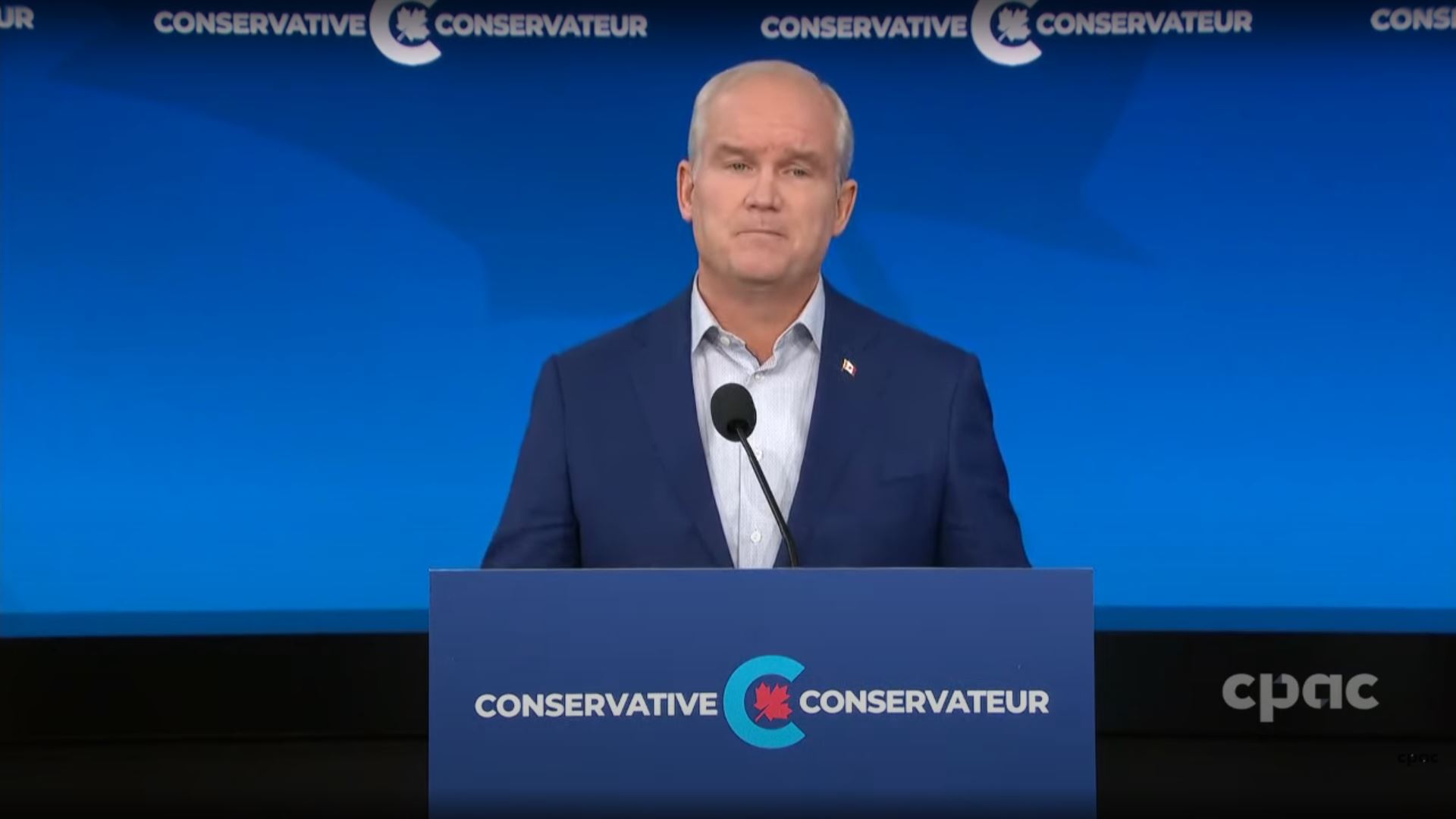 Vote 2021 : Erin O'Toole Speaks with Reporters the Day After Federal Election