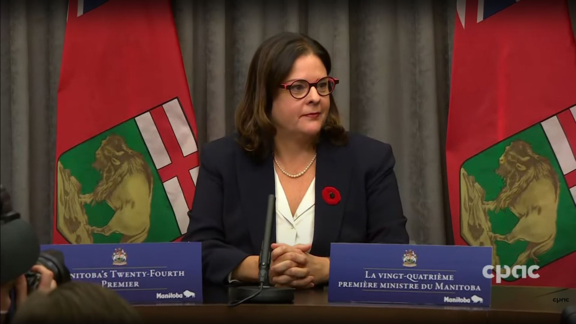 Heather Stefanson Holds First News Conference as Manitoba Premier | Headline Politics | CPAC.ca