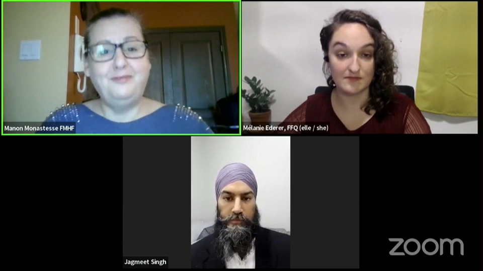 À la une : Le chef du NPD discute de la violence faite aux femmes – 6 décembre 2021