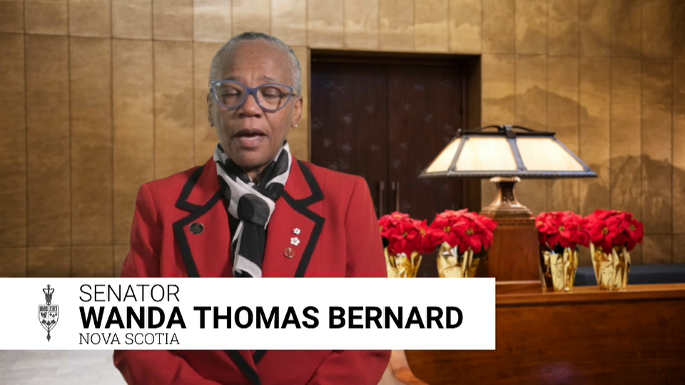 Wanda Thomas Bernard – Holiday Greetings 2021 | Senator Messages | CPAC.ca