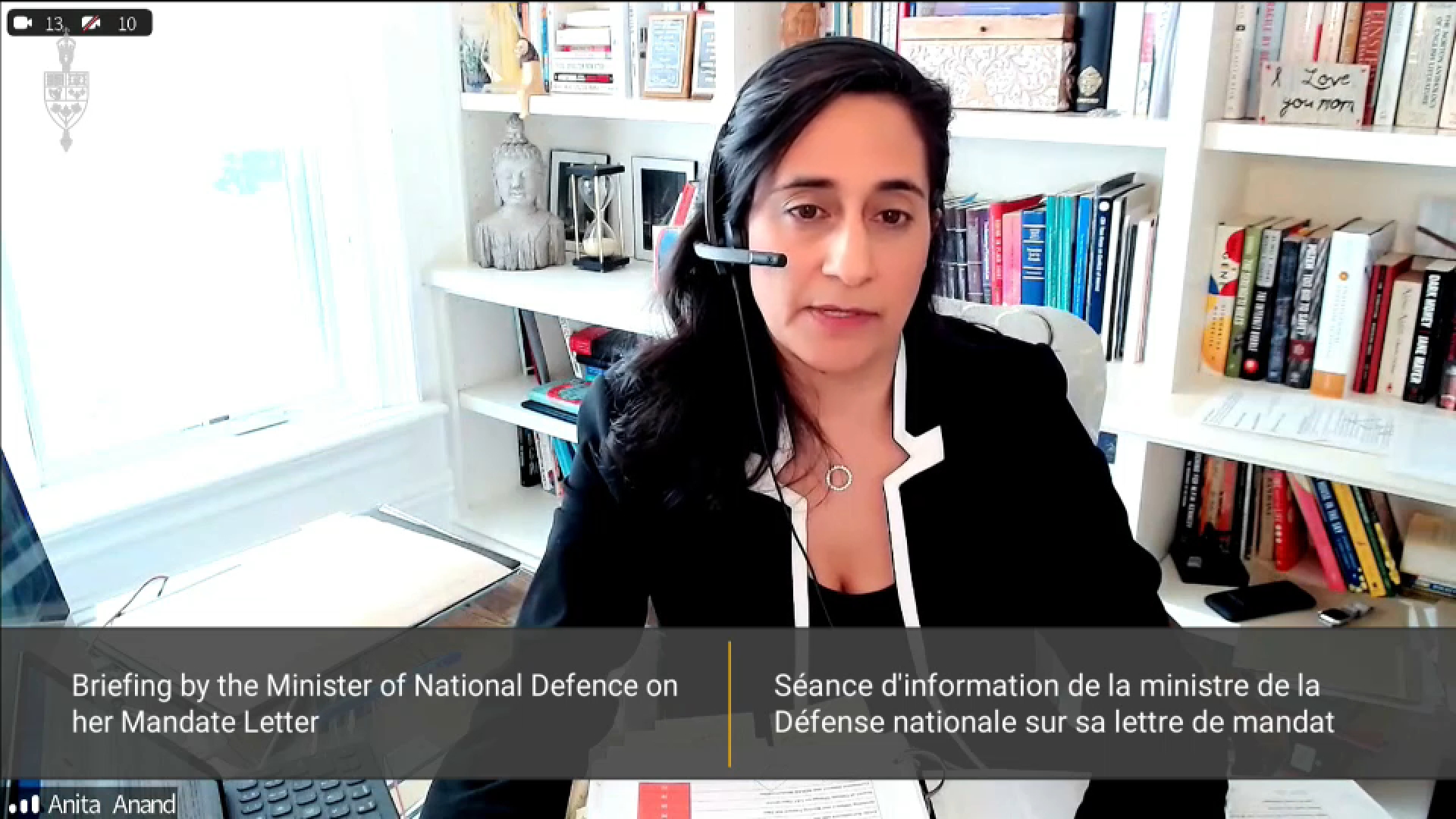 In Committee from the House of Commons : Briefing From Defence Minister Anita Anand on Her Mandate Letter