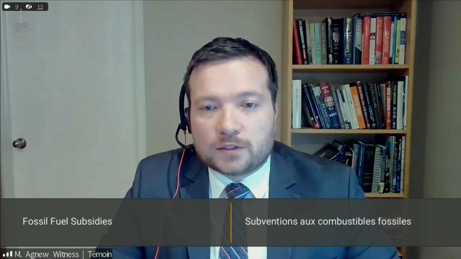 In Committee from the House of Commons : Environment Committee Begins Study Of Fossil Fuel Subsidies