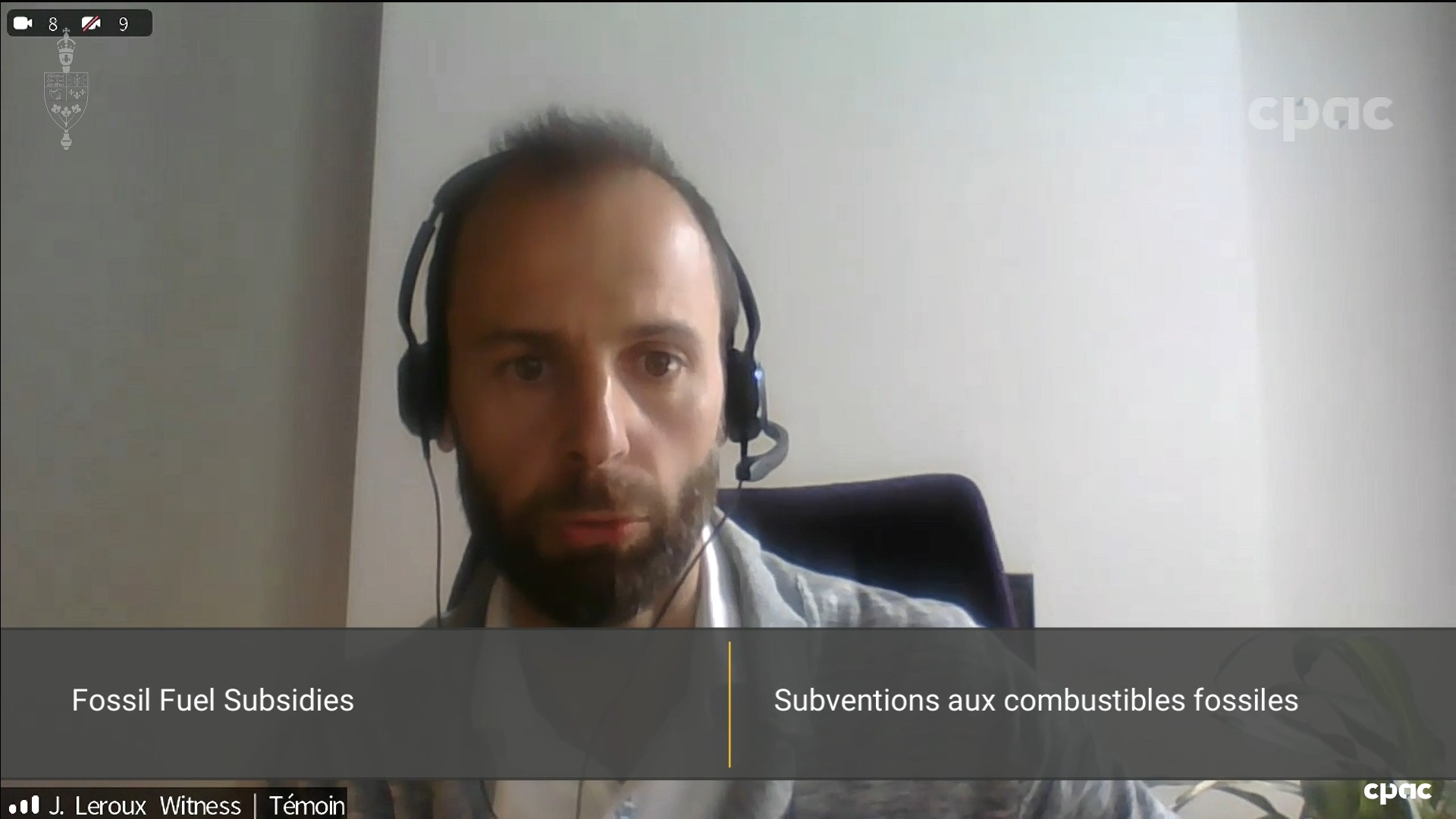 In Committee from the House of Commons : Environment Committee Continues Study on Fossil Fuel Subsidies