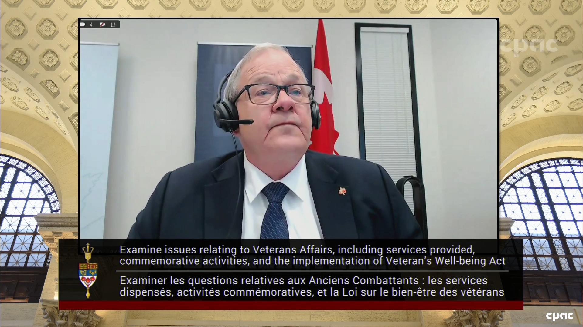 In Committee from the Senate of Canada : Briefing From Veterans Affairs Minister On Veterans' Services