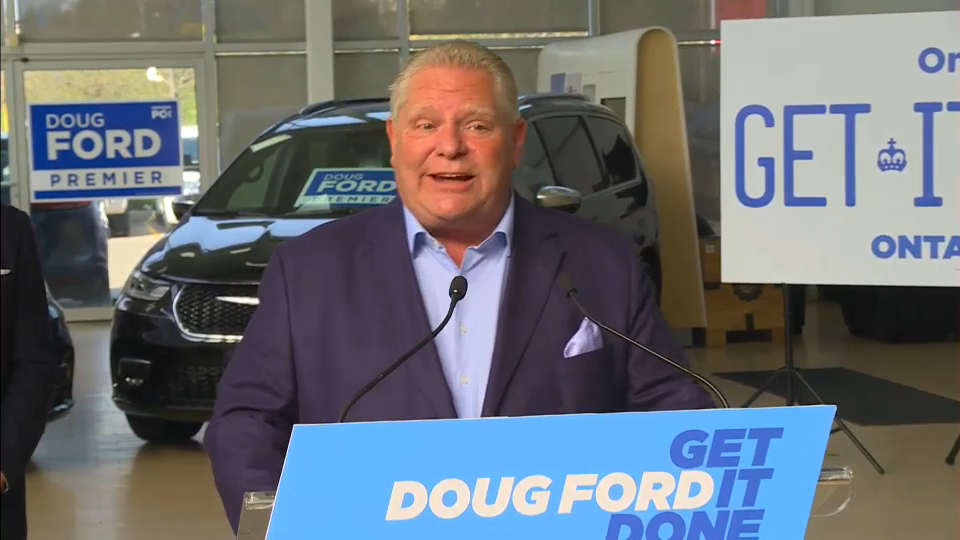 Ontario PC Party Leader Doug Ford Campaigns in Pickering – May 5, 2022 | Headline Politics | CPAC.ca