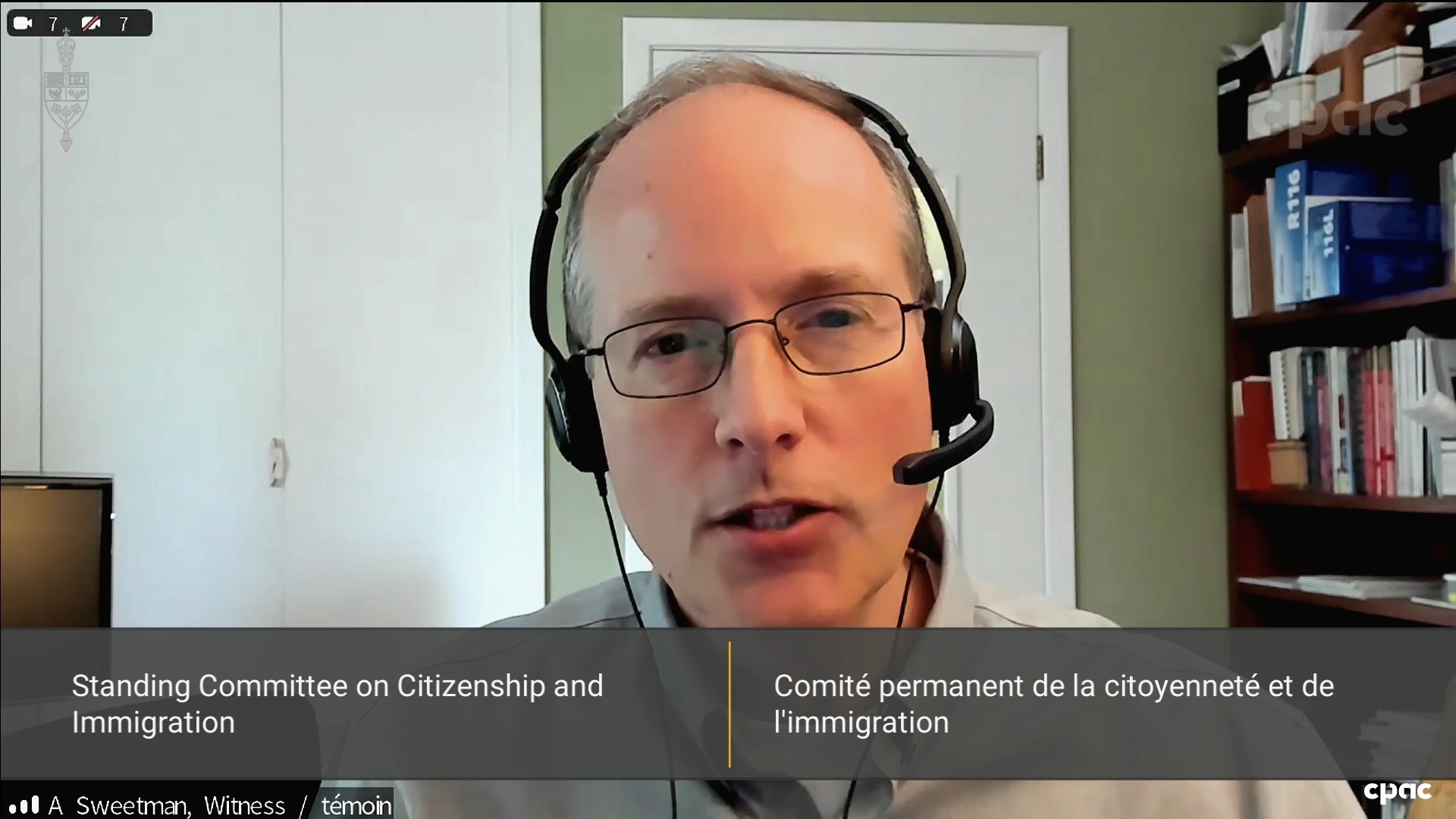 In Committee from the House of Commons : The Committee Studies Amendments to the Immigration and Refugee Protection Act