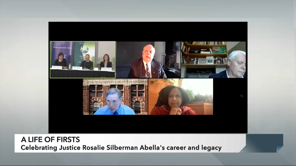 Public Record : Justice Rosalie Silberman Abella: A Life of Firsts - Early Career