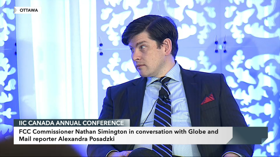 Public Record : IIC Canada 2022 Conference: The Federal Communications Commission