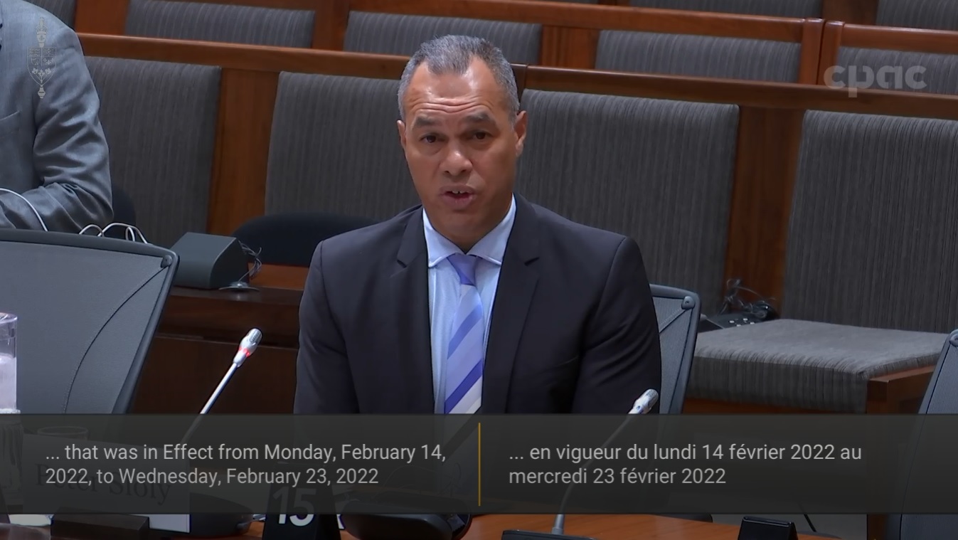 Les comités du Sénat : Comité mixte spécial sur la déclaration de situation de crise - 6 octobre 2022