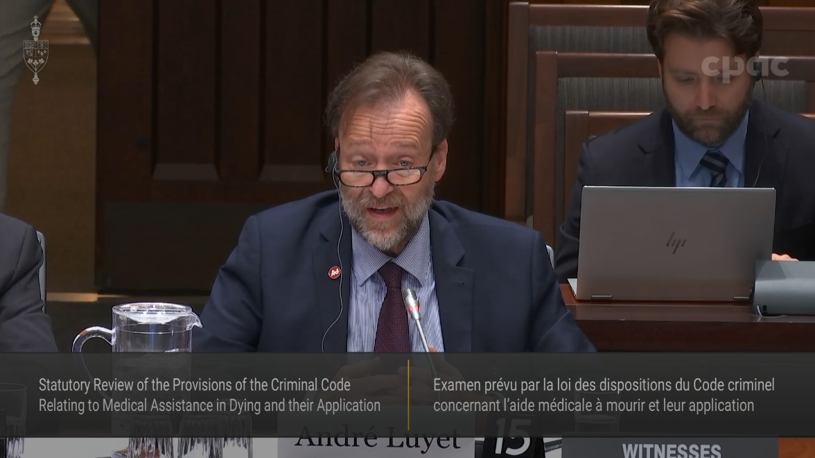 Les comités du Sénat : Comité mixte spécial sur l'aide médicale à mourir - 18 novembre 2022