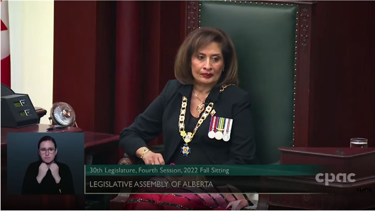 Alberta Throne Speech: Danielle Smith