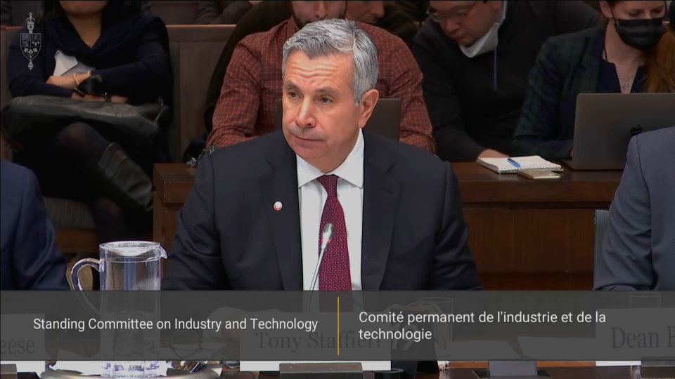 In Committee from the House of Commons : Committee Hears from Telecom Executives on Proposed Rogers–Shaw Deal