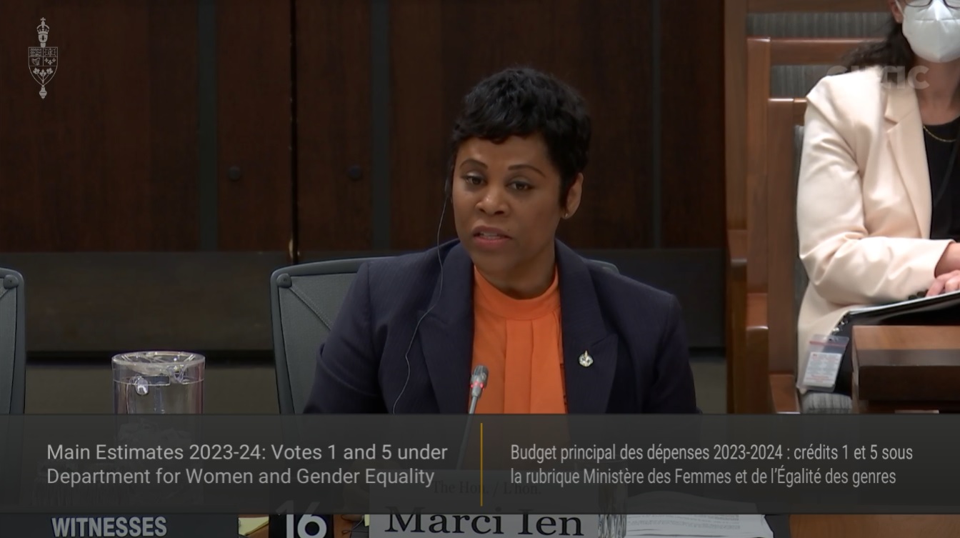 In Committee from the House of Commons : Status of Women - May 18, 2023