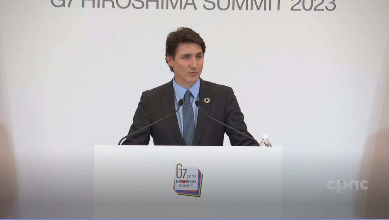 Pm Justin Trudeau Speaks With Reporters As G7 Summit Concludes May 21 2023 Headline 0756