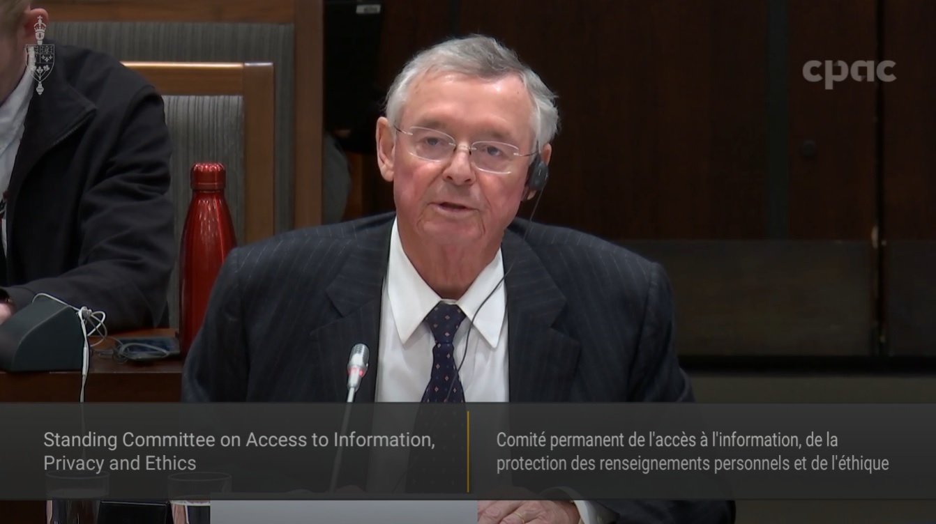 In Committee from the House of Commons : Ethics: Trudeau Foundation Chair Testifies as Part of Foreign Interference Study