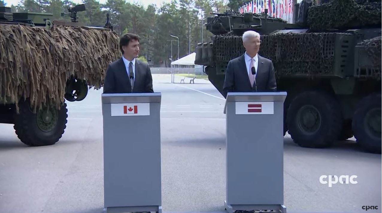 PM Trudeau Announces Doubling of Deployment for NATO Mission in Latvia ...