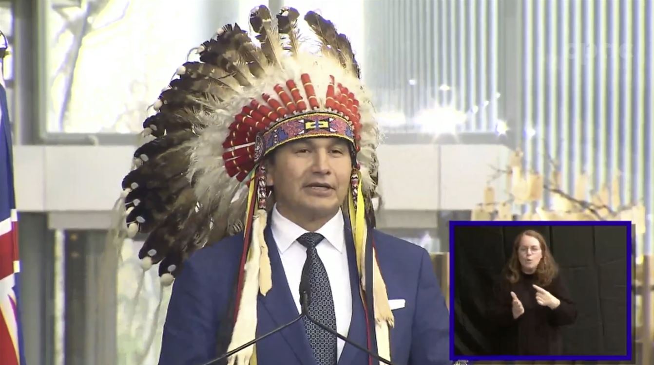 Swearing-In Ceremony For Manitoba Premier Wab Kinew And Cabinet ...