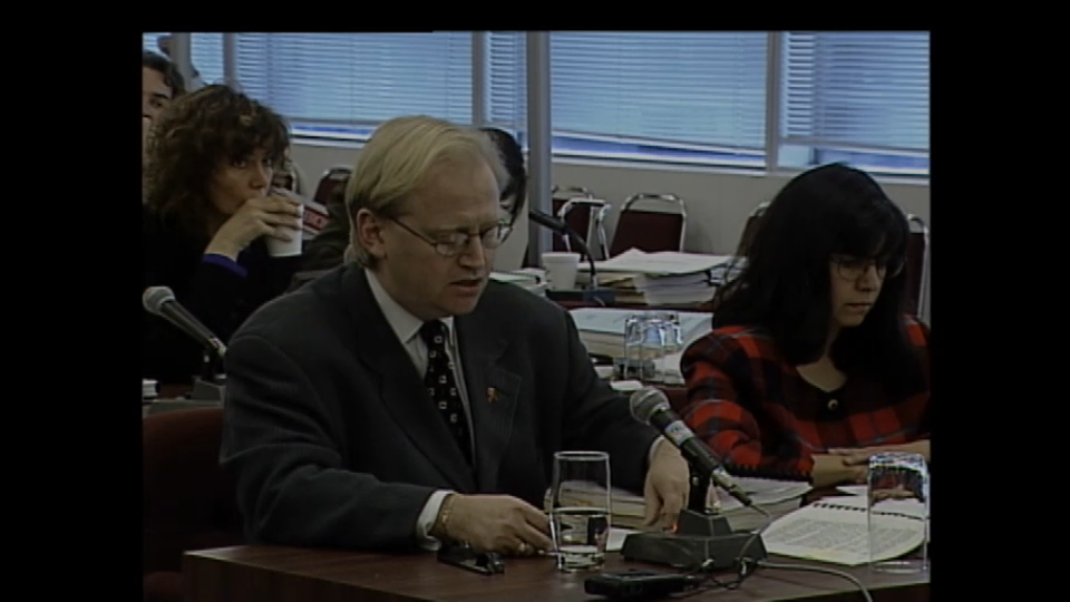 Headline Politics : Krever Inquiry: Contributors Discuss Final Submissions (Part 2)