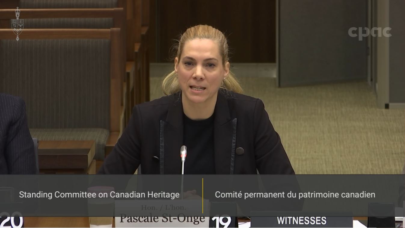 In Committee from the House of Commons : Canadian Heritage – November 30, 2023