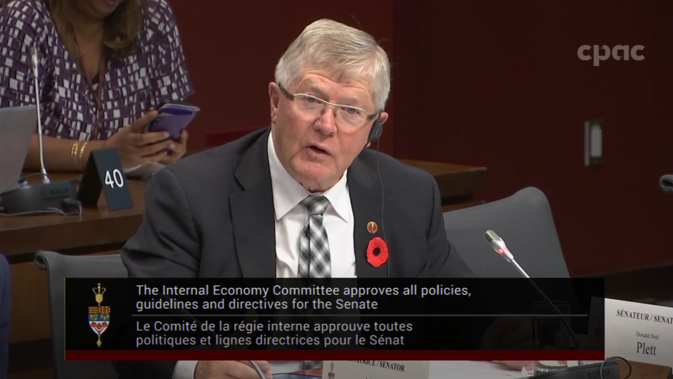In Committee from the Senate of Canada : Internal Economy - November 9, 2023