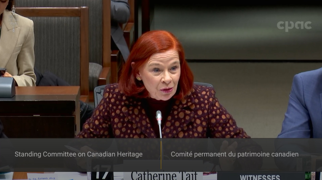 In Committee from the House of Commons : Canadian Heritage – Janaury 30, 2024