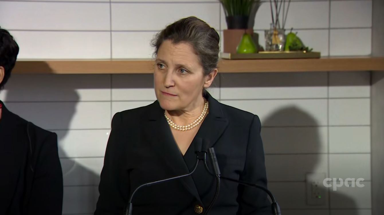 Chrystia Freeland Highlights Government’s Housing Plan January 11