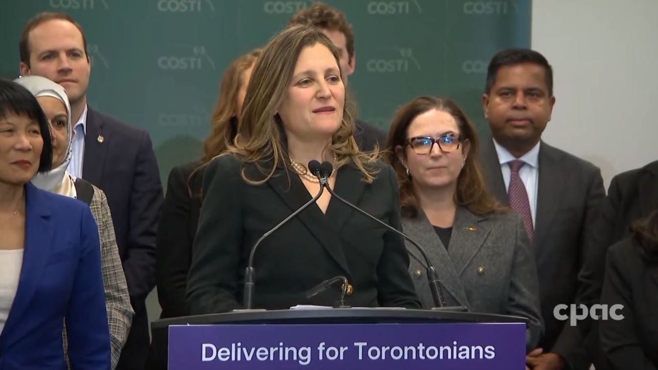 Feds Provide 143M To Shelter Asylum Claimants In Toronto February 2   2024 02 02 Freeland 