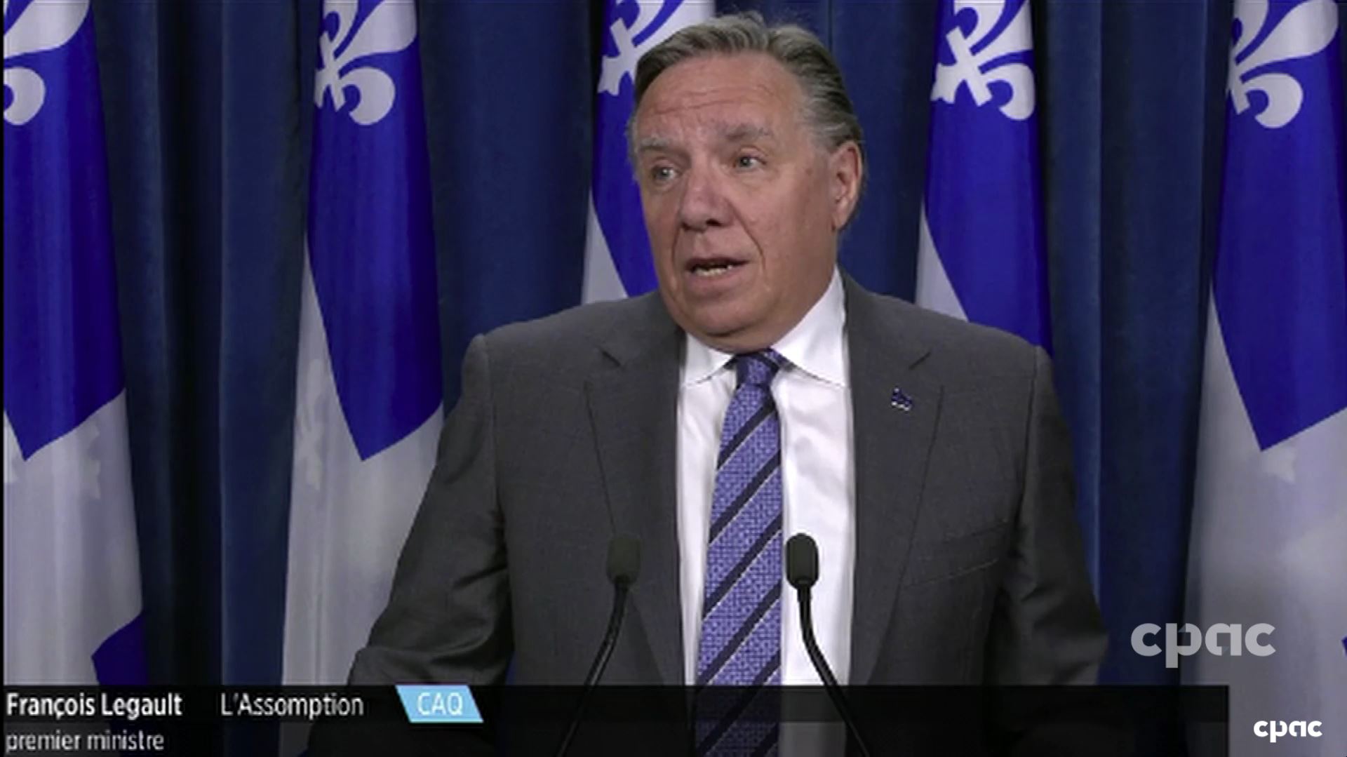 CAQ leader François Legault Says His Party Will Renounce Private Funding | Headline Politics | CPAC.ca