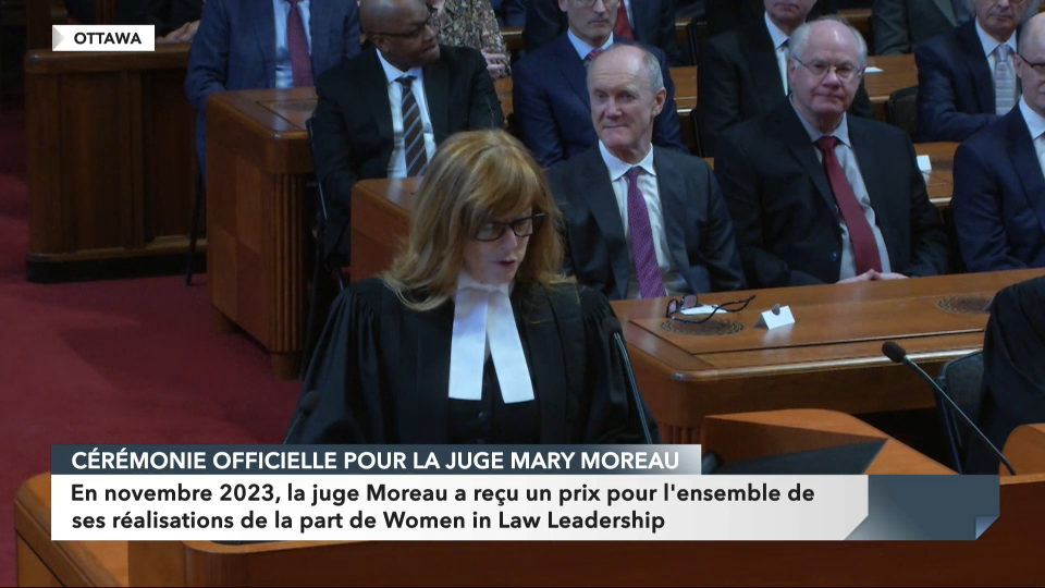 Official Welcoming Ceremony for Supreme Court Justice Mary Moreau ...
