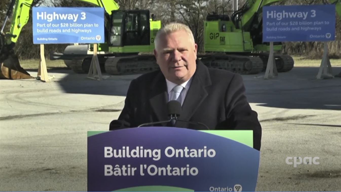 Ontario Premier Doug Ford Speaks with Reporters March 11, 2024