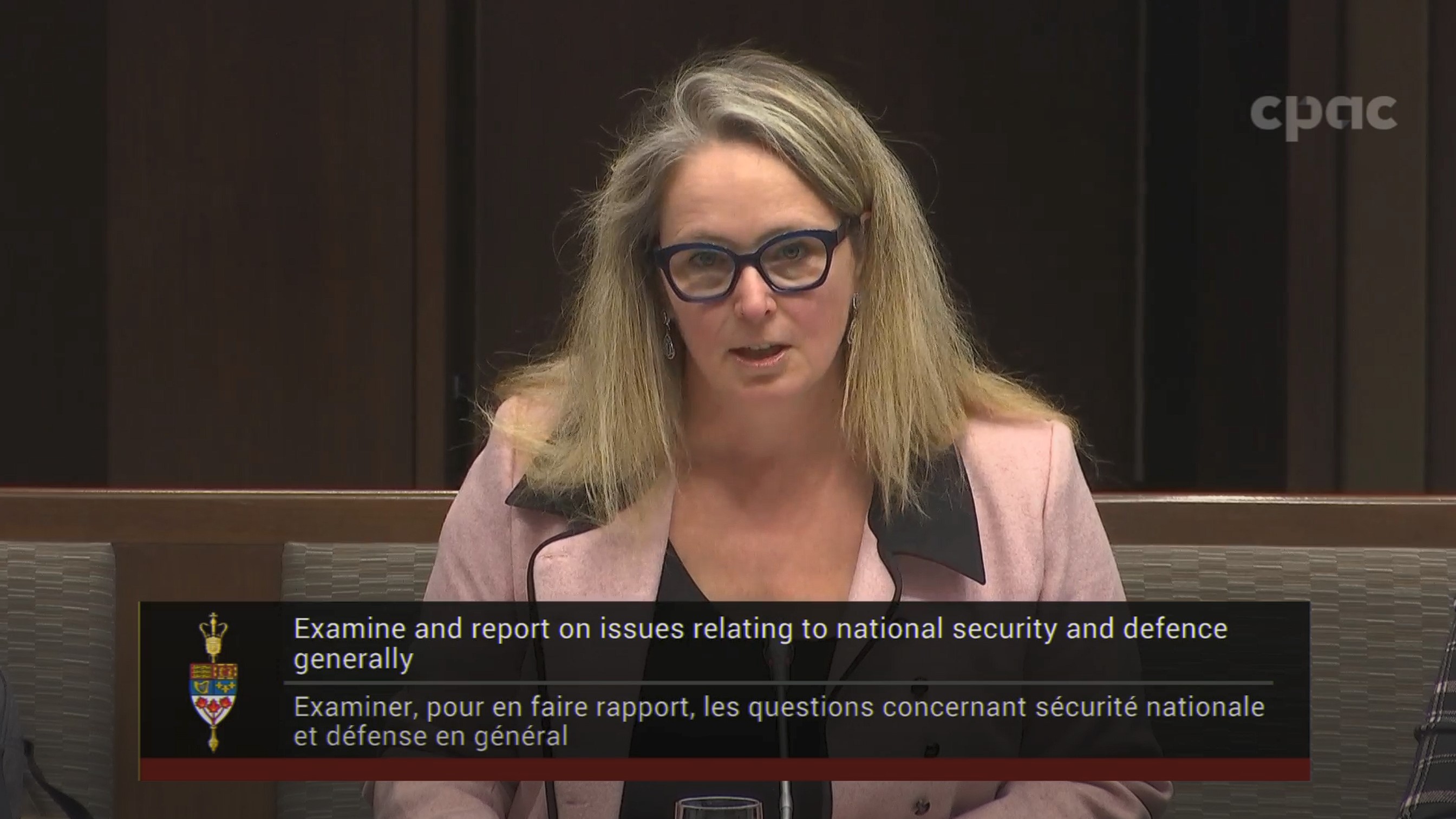 In Committee from the Senate of Canada : National Security, Defence and Veterans Affairs – April 15, 2024