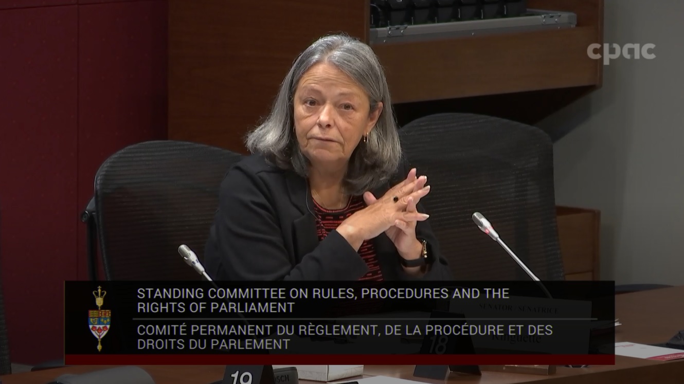 In Committee from the Senate of Canada : Rules, Procedures and the Rights of Parliament – April 30, 2024