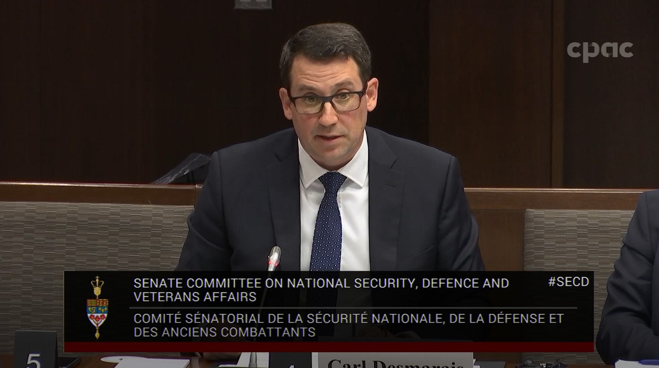 In Committee from the Senate of Canada : National Security, Defence and Veterans Affairs – May 27, 2024