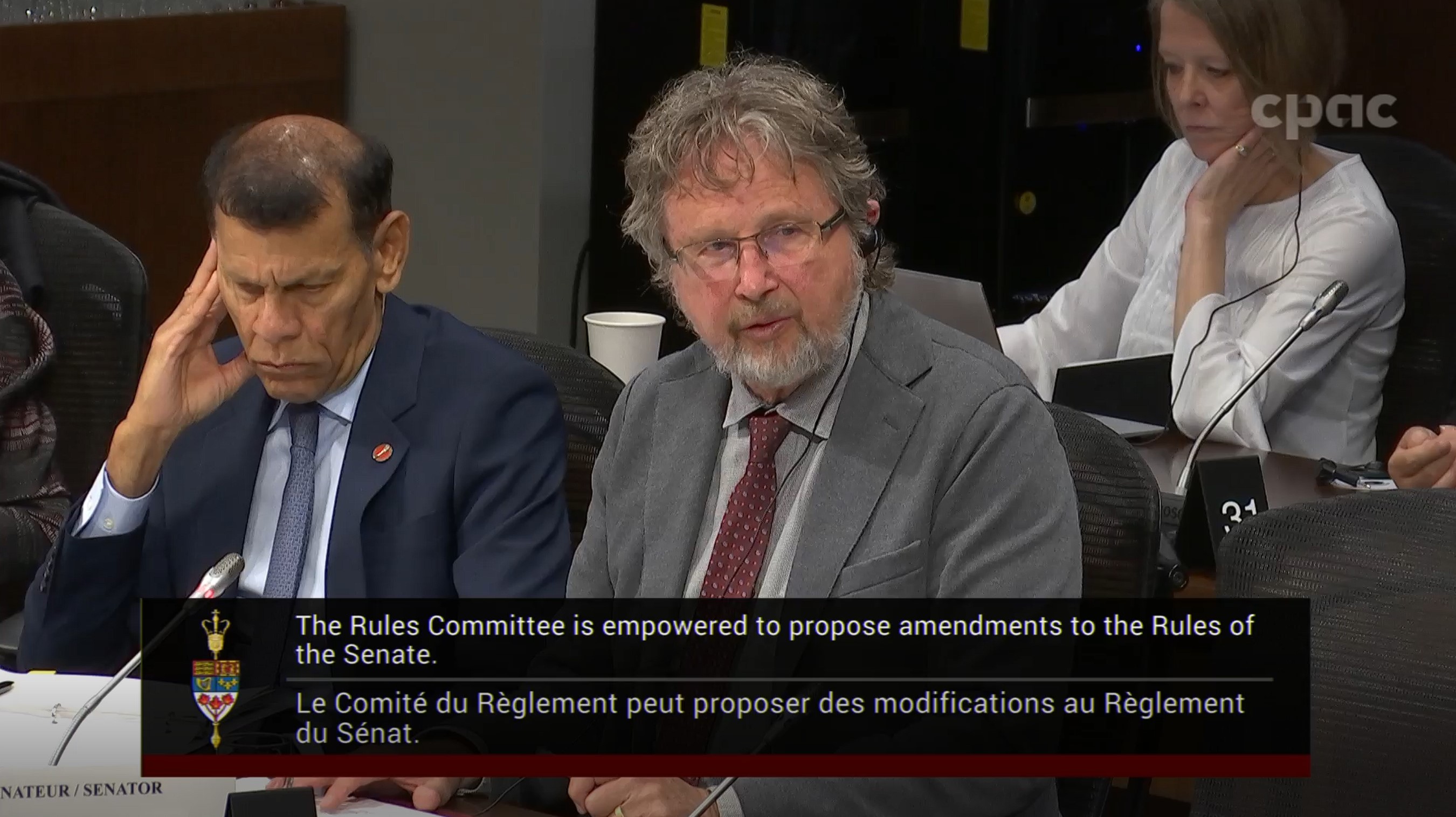 In Committee from the Senate of Canada : Rules, Procedures and the Rights of Parliament – May 21, 2024