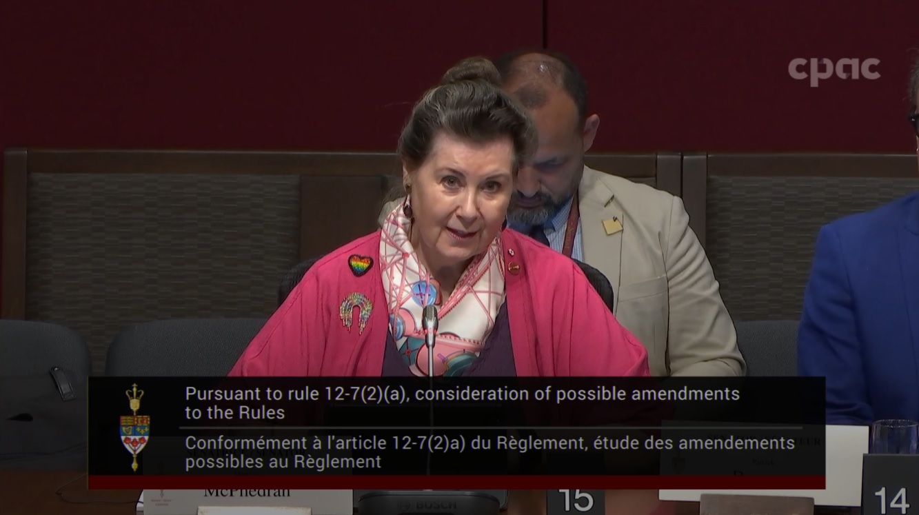 In Committee from the Senate of Canada : Rules, Procedures and the Rights of Parliament – June 4, 2024