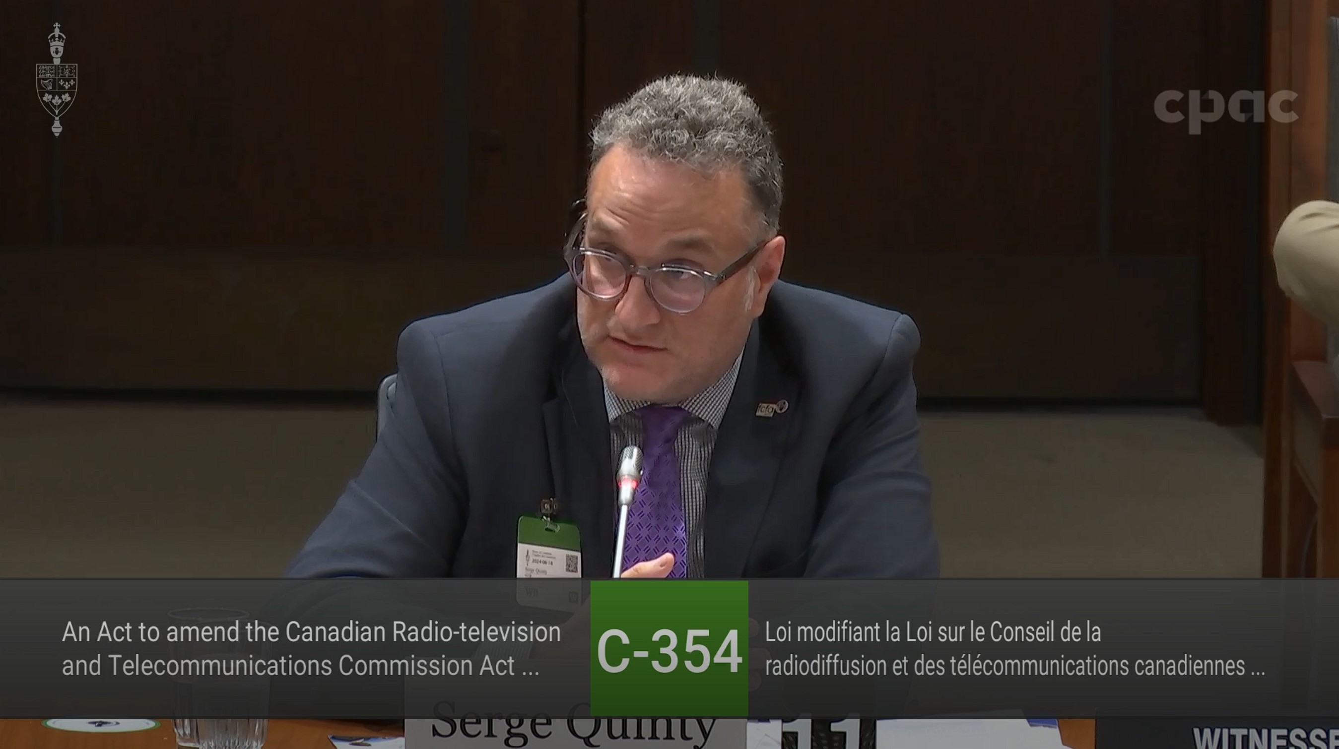 In Committee from the House of Commons : Canadian Heritage – June 18, 2024