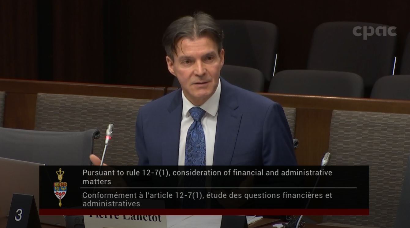 In Committee from the Senate of Canada : Internal Economy, Budgets and Administration – October 31, 2024