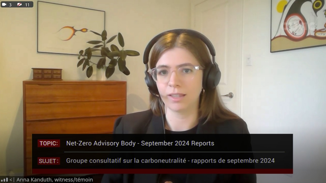 In Committee from the Senate of Canada : Energy, the Environment and Natural Resources – November 7, 2024