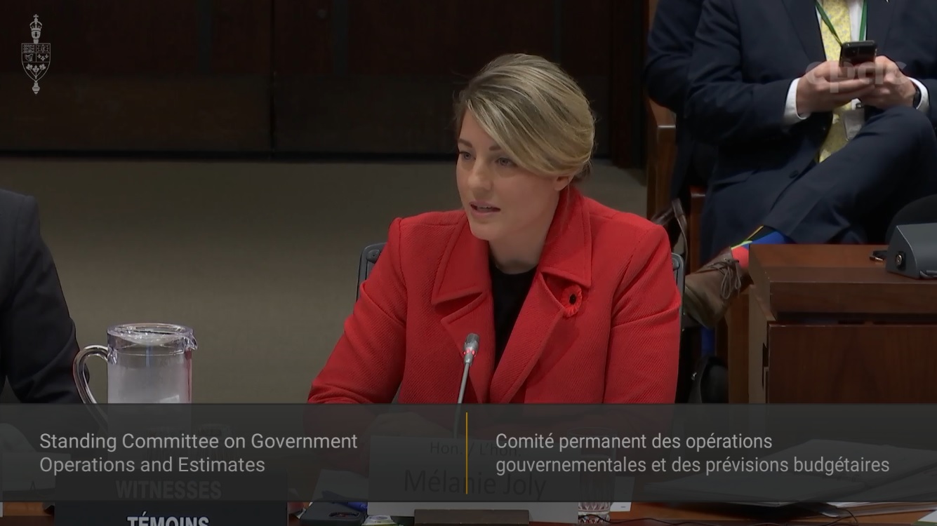 In Committee from the House of Commons : Government Operations and Estimates – November 5, 2024