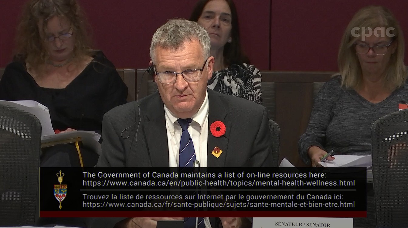 In Committee from the Senate of Canada : Social Affairs, Science and Technology – November 6, 2024