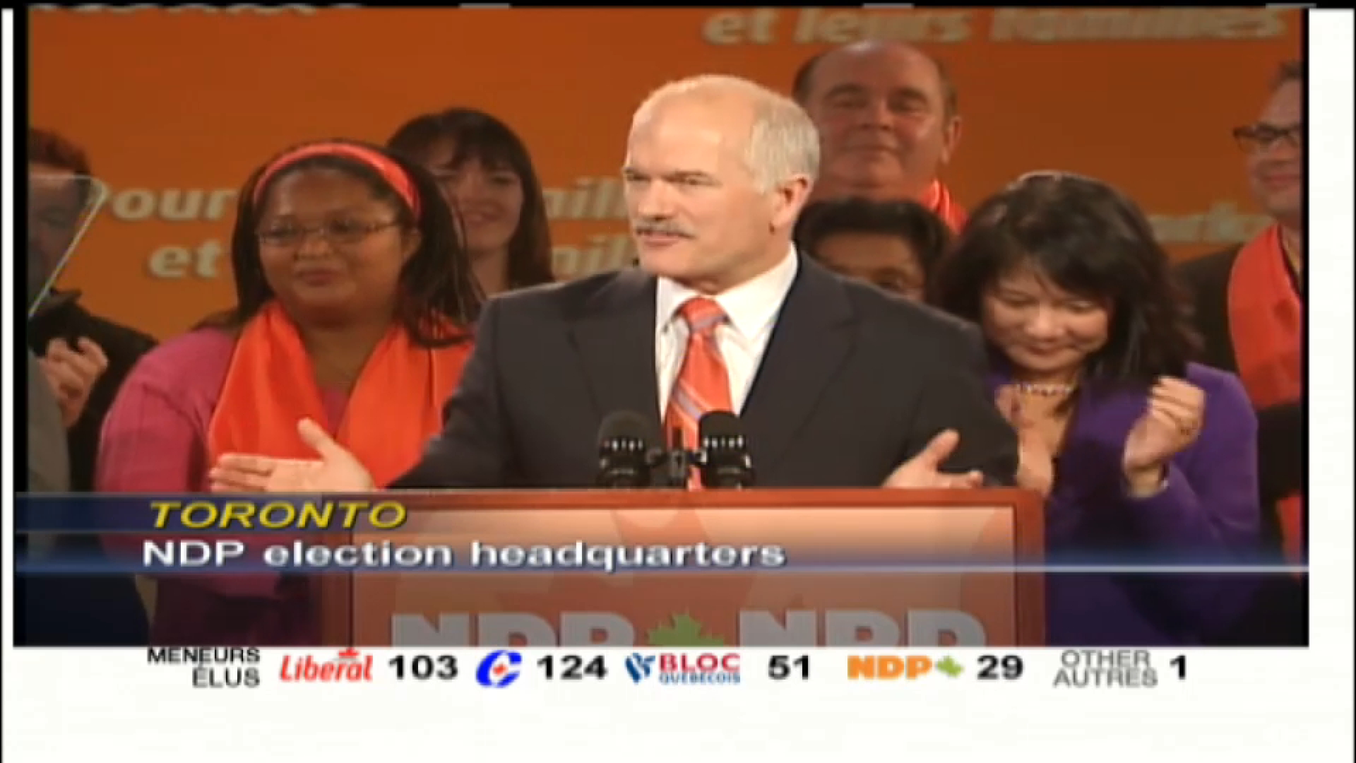 CPAC Special : Vote 2006 – Election Night – Jack Layton Addresses Supporters