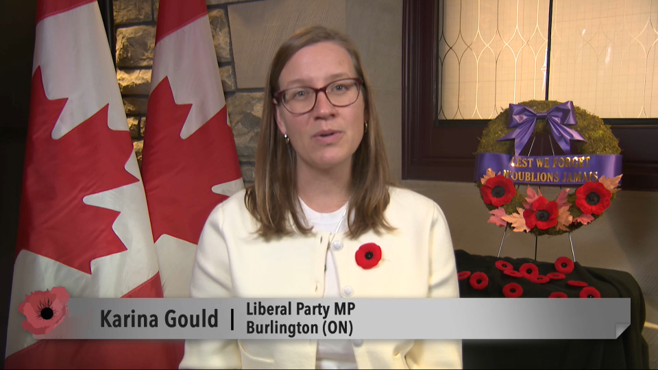Messages des députés : Karina Gould – Jour du souvenir 2024