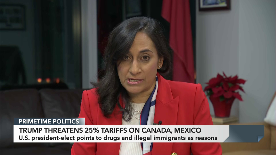 PrimeTime Politics : Le Canada répond à la menace de tarifs douaniers de Trump - 26 novembre 2024