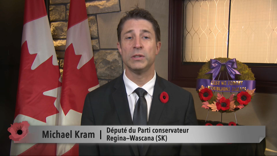 Messages des députés : Michael Kram – Jour du souvenir 2024