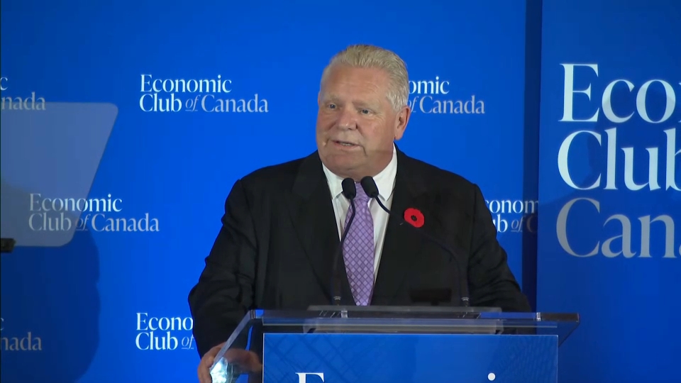 Ontario Premier Doug Ford Addresses Economic Club of Canada | Headline Politics | CPAC.ca